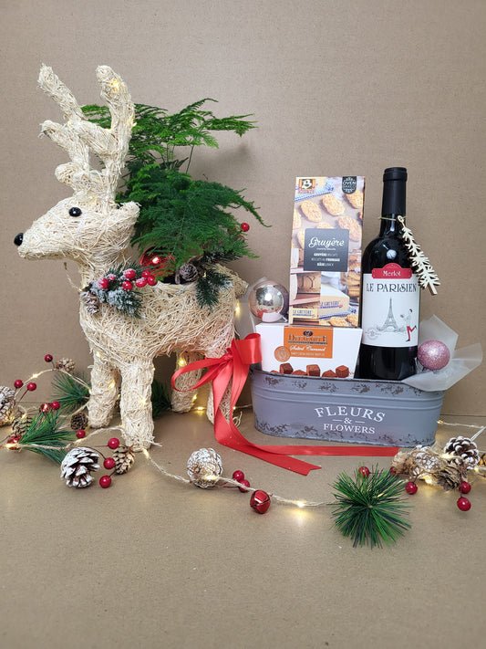 JB06 - Reindeer Hamper Wine Collection